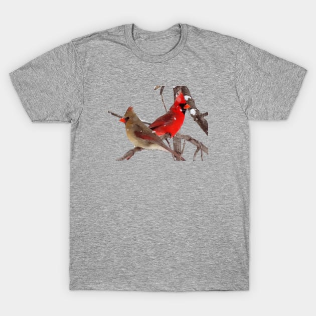 Cardinals T-Shirt by Glenn Landas Digital Art